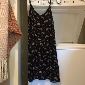 Black floral dress